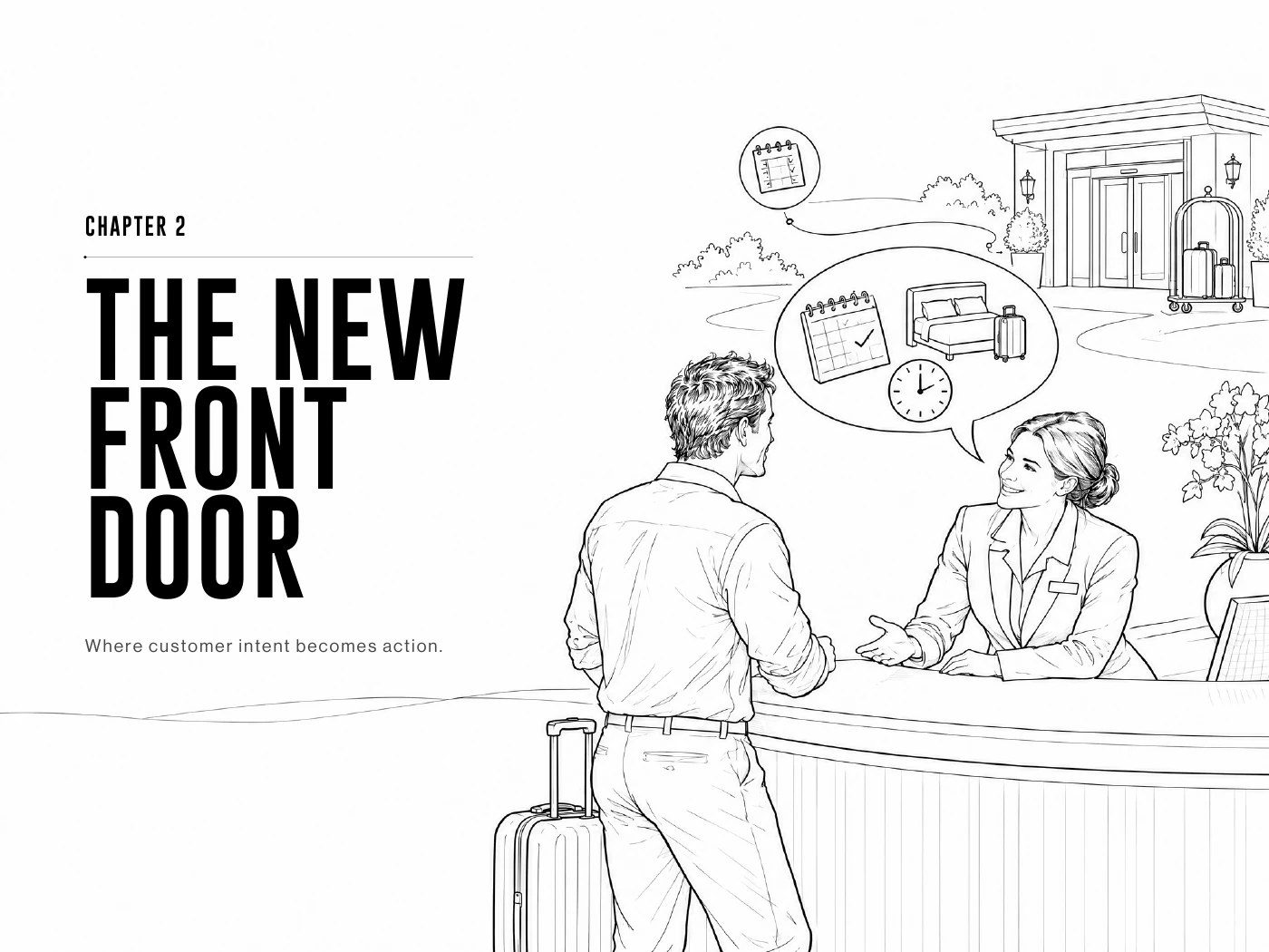 Chapter 02: The New Front Door — original book illustration